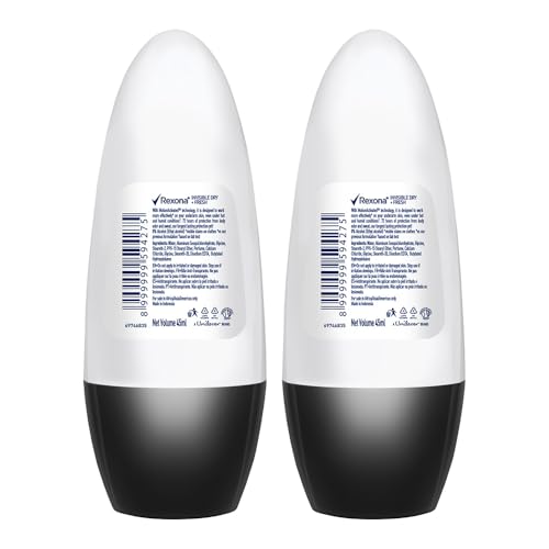 Image of Rexona Motion Activated Roll-On | Invisible Dry Underarm Deodorant for Women | up to 72Hr odour control | 45 ML (Pack of 2)