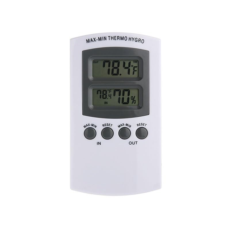 Indoor Temperature Humidity Meter Outdoor Greenhouse Flower Plant Growth