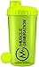 Musclegeneration Shaker 700 ml | Shaker protéiné | Shaker fitness | Gobelets mixtes (jaune fluo)