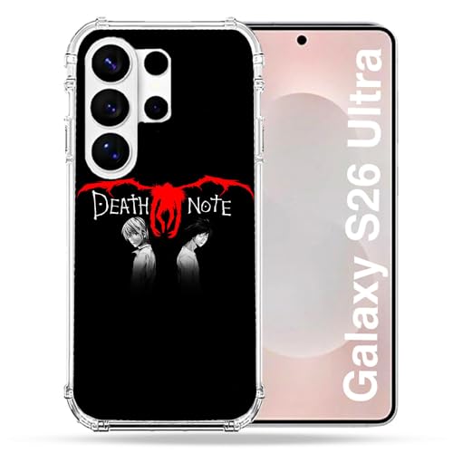 Coque Samsung S26 Ultra Manga Death Note rigide et fine finition mate