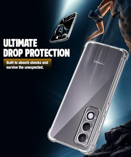 Image of WOW IMAGINE Clear Back Cover Case for Oppo K13x 5G | Shockproof Soft TPU Case | Cushioned Edges for Ultimate Protection Back Cover Case - Transparent