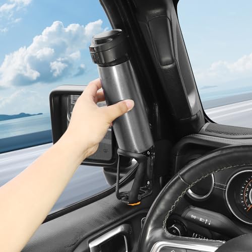 Portavasos puerta izquierdo para Jeep Wrangler JL JLU y Gladiator JT 2018-2024