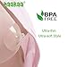 haakaa Nipple Shields for Nursing Newborn Silicone Nippleshield for Breastfeeding with Carry Case Combo, 2pc