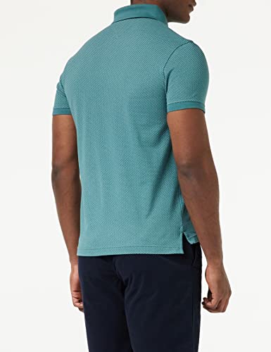 Foto von Tommy Hilfiger Herren Poloshirt Kurzarm Slim Fit, Grün (Frosted Green), XL