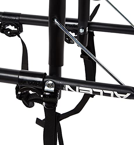Allen Deluxe 3-Bike Trunk Mount Rack, Blk/ Silver