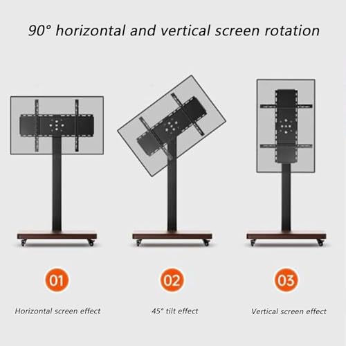 Soporte móvil con ruedas para TV de 32-65 pulgadas miniatura 7