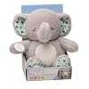 Soft Dreams Elephant Music and Glow Soother, Grey/Mint