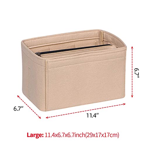 Felt Insert Bag Purse Organizer, Felt Bag Organizer,Women Purse Handbag Bag,Handbag Tote Bag In For Speedy Neverfull Longchamp Large #TOP1