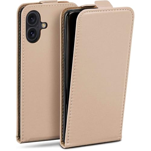 Coque magnétique iPhone 16 Plus moex rabat vertical antichoc