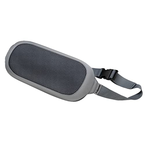 Fellowes Lendenkissen I-Spire Series, Rückenstütze mit luftdurchlässigem Netzstoff, mobil, leichte Befestigung, grau