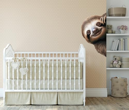 Vinilo decorativo de pared con diseño de perezoso miniatura 7