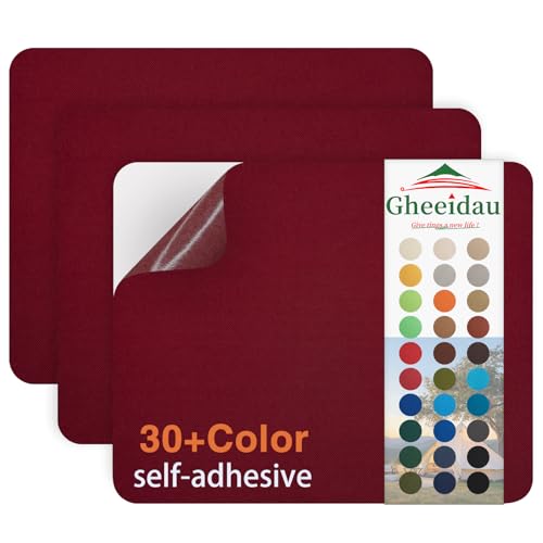 Gheeidau Canvas Repair Patch 9×11 Inch 3Pcs Waterproof Self-Adhesive Fabric