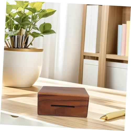 Caja de música DIY de madera marrón y vidrio COMPUKAS para notas 7