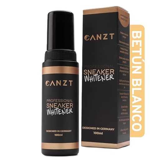Canzt Professional Sneaker Whitener - El blanqueador de primera calidad que reaviva los zapatos y las suelas blancas | Lustrador líquido