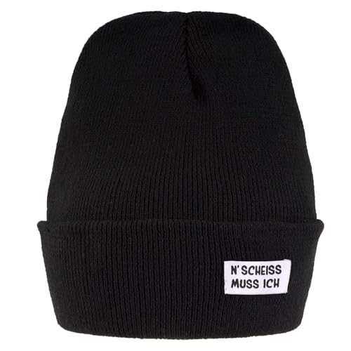MEJOSER Beanie Mütze Schwarz Strickmütze Wintermütze Mütze Winter...