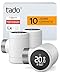 Produktbild tado° Smartes Heizkörperthermostat X  Trio Pack, Heizungssteuerung per App und Smart Speaker (Alexa, Siri, Google Assistant), Energie sparen, DIY Installation