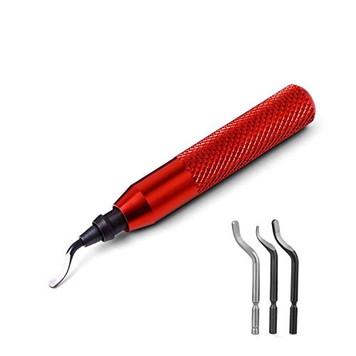 MAVAST Deburring Tool with a High-Speed Steel Blade (Red)
