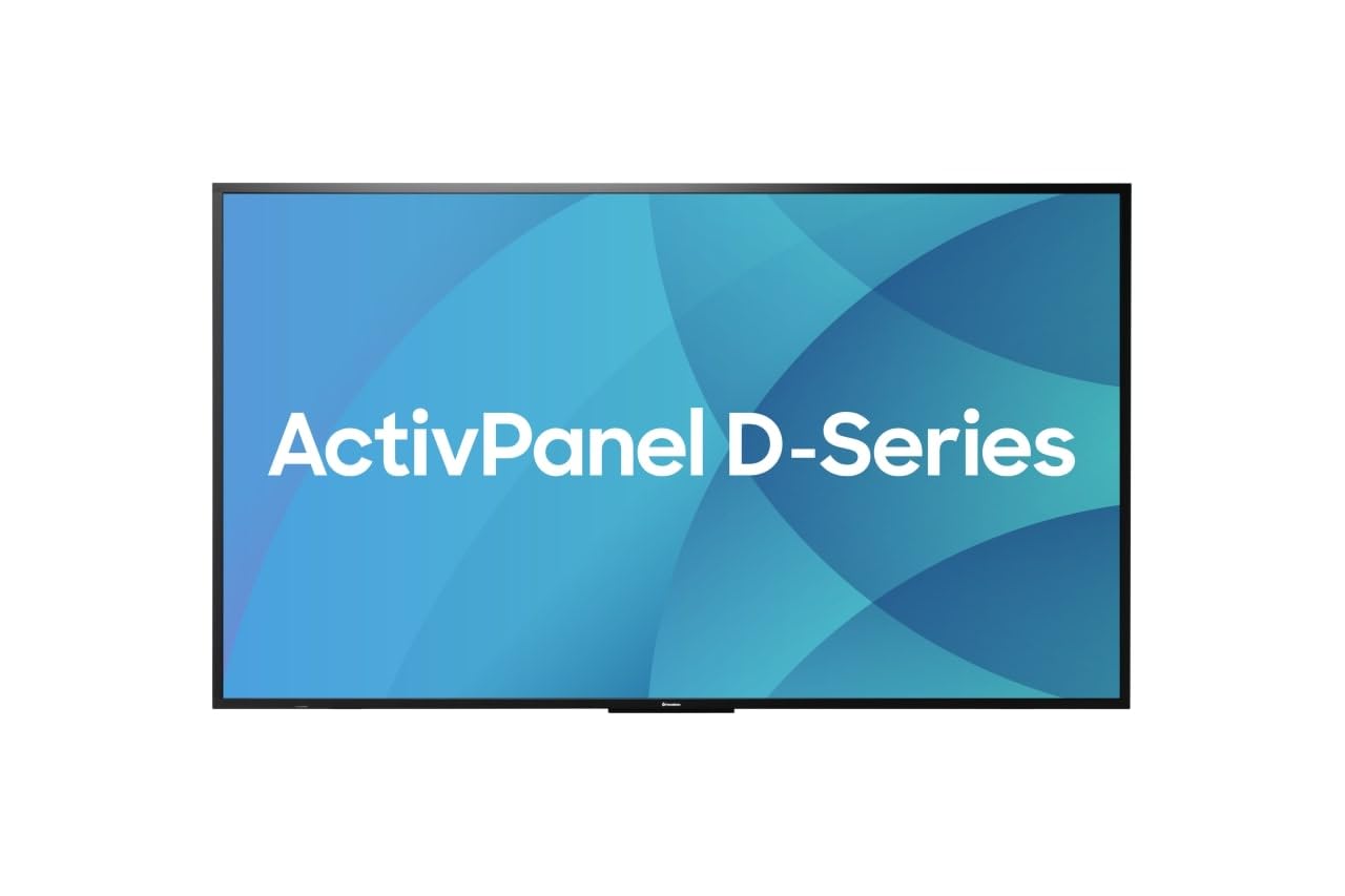 Photo 1 of **AS IS, FINAL SALE** Promethean ActivPanelD 55" Commercial Digital Display, 4K UHD Non-Touch Digital Signage Screen for Announcements, Offices, Schools & Retail, Wall Mount Included, 3-Year Onsite Support