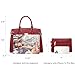 Women Handbags and Purses Fashion Satchel Work Tote Bags Top Handle Shoulder Purses with Matching Wristlet