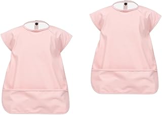 TOYANDONA Babador Para Alimentação De Bebês 2 Peças Suprimentos Para Alimentação De Bebês Avental Para Meninas Pintura Babador Babadores Para Recém-Nascidos Babador Para Meninos E