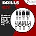 findmall 8Pcs Wood Plug Cutter Drills Bit Set (5/8