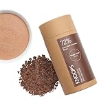 Knoops Dark Hot Chocolate Flakes, 72% Extra Dark Luxury Hot Drinking Chocolate, Delicious Cocoa Drink with Real Choc Flakes, All Natural Vegan Ingredients, 250 g, Equal to 8 Serving Sachets