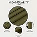 Utopia Bedding Curtain for Bedroom - Rod Pocket Blackout Curtains 63 Inch Length 2 Panels Set - Thermal Curtains & Drapes for Living Room, Bedroom (W52 x L63 Inch, Olive)