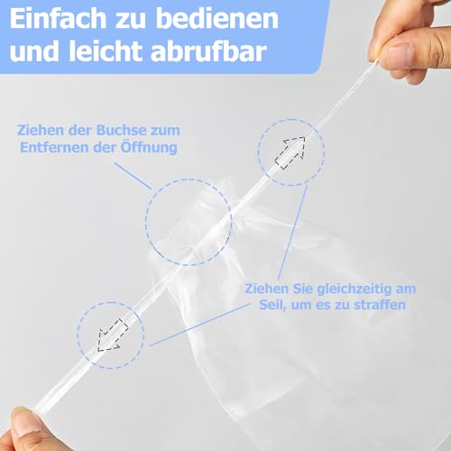 50 Stück Organzasäckchen, 15 x 20 cm Geschenkbeutel, Organza-Beutelchen mit Kordelzug, Transparent Hochzeit Organzabeutel für Hochzeiten Weihnachtsgeschenke Süßigkeiten Gastgeschenke