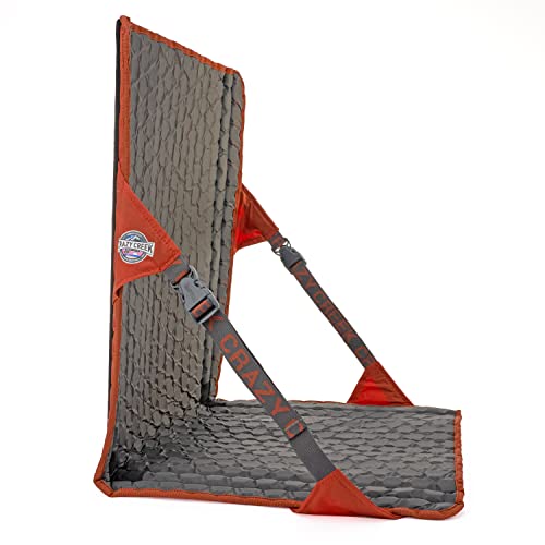 Crazy Creek Hex 2.0 Longback Chair For Backpacking, Camping And Stadium Use, Extra Width & Back Height For Comfort, 250 Lbs Weight Capacity, Adjustable Straps W/Rock Lockster (R) Buckles #TOP2