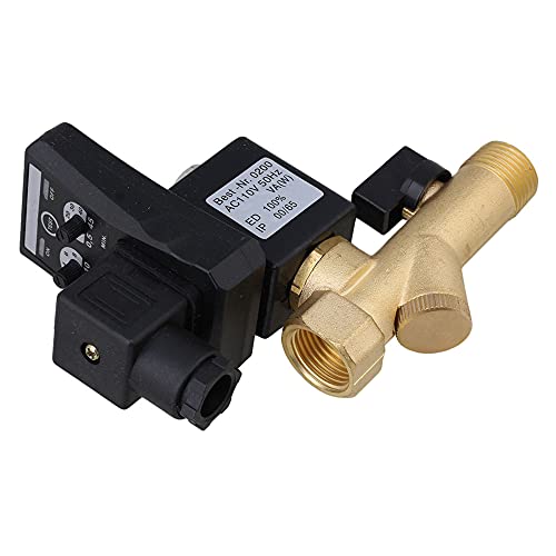 Cnbtr 1/2" Ac110V Automatictimed Water Trank Electronic Air Compressed Drain Valve For Air Compressors #TOP14