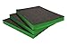 Produktbild Shadow Foam Easy Peel (600mm x 420mm) - personalisierbarer Schaumstoff für die Organisation von Werkzeugkisten (Dreierpack (50mm tiefe), Schwarz auf grün)
