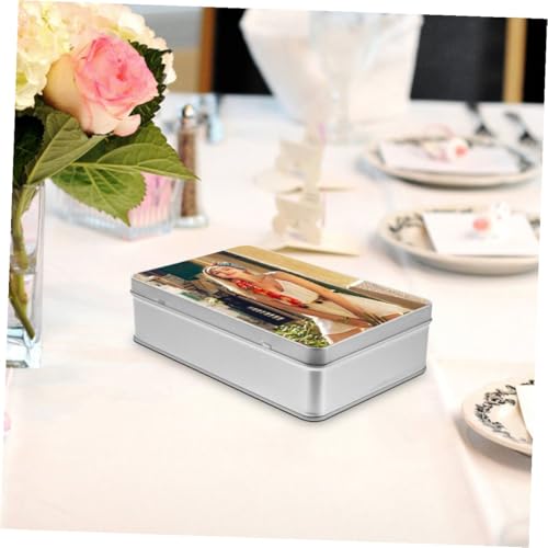 Coffret solide et compact en métal blanc sublimation premium - 4