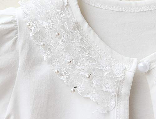 CHENXIN Girl Shrugs Knit Long Sleeve Lace Bolero Cardigan Shrug4