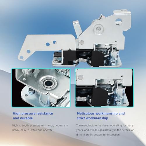 Image of Door Lock Latch Assy Compatible with Volvo Truck LH VN VNl VT 1993-2012 FM9 2001-2005 FM12 1998-2005 FH12 1993-2005 FH16 1993-2006 Replace 20588326 8143653 (Passenger Side)