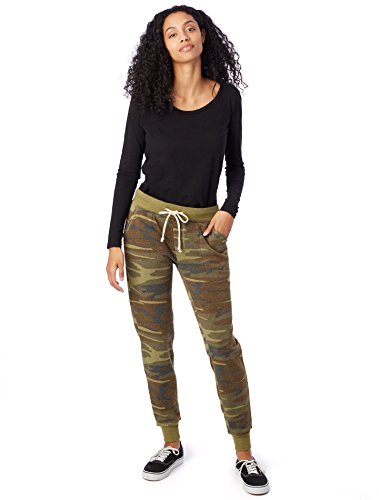 Alternative-Women-s Printed Eco Fleece Jogger Pant, Camo, Small3