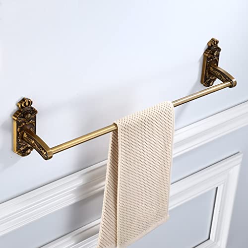 Porte-serviettes de salle de bain suspendu double pour petits espaces vintage