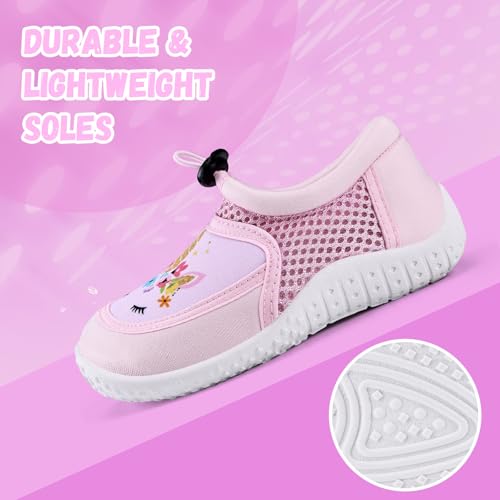 Image of WateLves Kids Water Shoes for Boys and Girls Quick Dry Barefoot Aqua Socks Beach Swim Pool Shoes Toddler Little Kid to Big Kid
