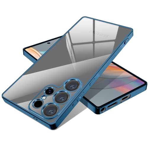 rusinaione �p�� Galaxy S26 Ultra �P�[�X �N���A �ϏՌ� ���^ �ČRMIL�K�i tpu �M�����N�V�[ S26 ultra �J�o�[ �h�o �w��h�~ ��̌^ �l�C ���E�����h�~(�u���[)