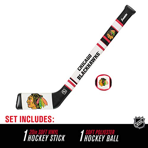 Image of Franklin Sports NHL Team Mini Soft Hockey Stick Set - NHL Team Soft Foam Mini Hockey Stick and Ball - Great Toy for Kids