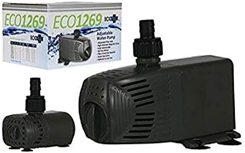 EcoPlus 528 GPH (1999 LPH, 33W) Submersible Water Pump w/ 6 ft Power Cord | Aquarium, Fish Tank, Fountain, Pond, Hydroponics