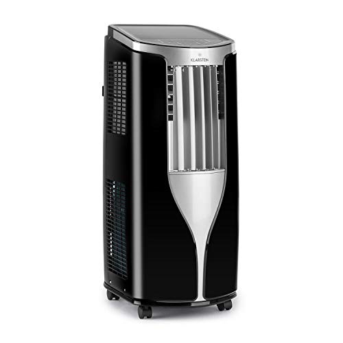 Klarstein Klimaanlage, 4-in-1 Klimagerät, Luftentfeuchter, Ventilator & Nachtmodus, Mobile Klimaanlage mit Abluftschlauch, Leiser Air Conditioner, Wohnung Klimaanlage, 16-30°C, 9000 BTU, Schwarz
