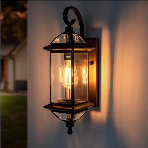 GAZELIGHTING Solid Copper Outdoor Wall Light, 18.5