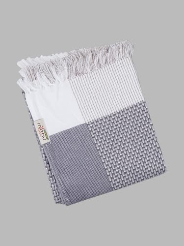 Image of RAMRAJ COTTON Pack Of 4 Cotton Bath Towel Set Crafted For Softness| Durability| And Comfortable Daily Use