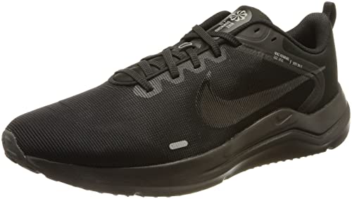 Nike Homme Downshifter 12 Men's Road Running Shoes, Black/DK Smoke Grey-Particle Grey, 42 EU