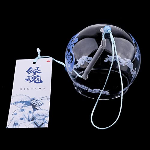 Japanese Style Glass Windchime Hanging Blessing Bells Home Wind Chimes 8 - Japanese Glass Wind Chime (Furin) – Hand-Painted Japanese Style Bell (Approx. 7×8