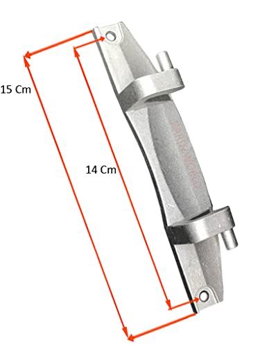 Image of PARDZWORLD Door Hinge Suitable for Bosch Front Load Washing Machines ONLY. (Match & Buy). Color:Silver Replacement Code;- 9000646203.