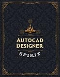  Autocad Designer Spirit Lined Notebook Journal: Notebook for Painting, Drawing, Writing, Doodling or Sketching: 110 Pages (Large, 8.5 x 11 inch, 21.59 x 27.94 cm, A4 size)