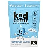Kiid Coffee - 99.9% Caffeine-Free Organic Coffee for Kids - As Seen on Shark Tank - 12 Vitamins & Minerals, 4g Prebiotics, 0g Sugar - Non-GMO & Gluten-Free - Healthy Snack - Original - 30 Servings