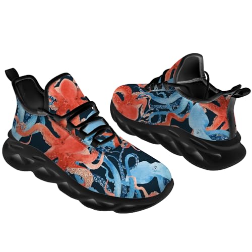 Men's Women's Octopus Shoes Fashion Sneakers Running Walking Tennis Shoes Gifts for Men Women2