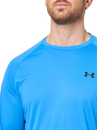Under Armour Men's Tech 2.0 Long-Sleeve T-Shirt, (402) Blue Atlantis / / Black, Large Tall3